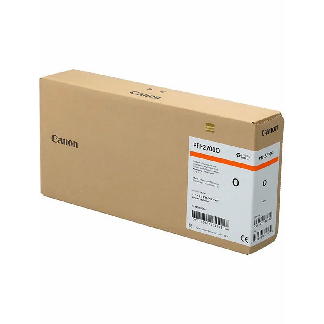 Чернильный картридж Canon PFI-2700 Orange