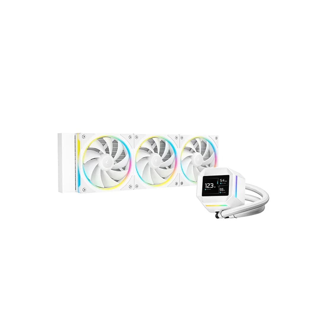 Кулер с водяным охлаждением Deepcool LM360 WH
