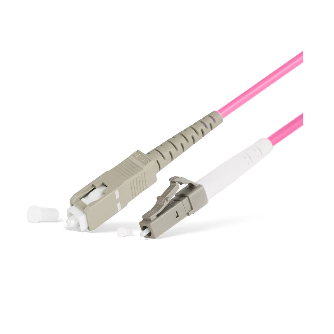 Патч Корд Оптоволоконный SC/UPC-LC/UPC MM OM4 50/125 Simplex 3.0мм 1 м